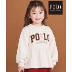 ショッピングSlip トレーナー  「POLO BCS(ポロ・ビーシーエス)×SLAP SLIPコラボ」ふわふわサガラ刺しゅう裾フレア長袖トレーナー(80~130cm) キ