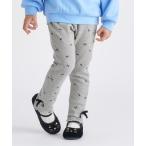 レギンス スパッツ 「あったか」リボン裏起毛リブレギンス/7days Style キッズ 子供 女の子