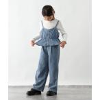 ショッピング子供用 オールインワン トクトク3デニムセット＊ロンＴ/606702 キッズ 子供服 女の子