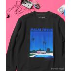 ショッピングレトロ tシャツ 永井博コラボ/スウェットプルオーバー/601527 メンズ