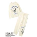 パジャマ 「PEANUTS」「ONLINE限定」「HOMME」オリジナルアート ジャガードプルオーバー＆ロングパンツセット メンズ