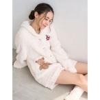 パジャマ ルームウェア 「HOLIDAY」ジェラートスノーベアジャガードショールカーディガン レディース
