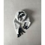 マフラー The Inoue Brothers Two colour woolly scarf メンズ レディース