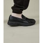 ショッピング革 スニーカー BLACK LOAFER SNEAKERS / ブラック ローファースニーカー/ユニセックス メンズ レディース