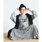 tシャツ ペンネ天竺メンズライクプリントプルオーバー レディース