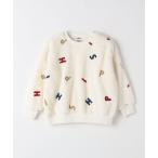 トレーナー  SHIPS Colors: 90~140cm /「洗濯機可能」 ロゴ刺繍 ボア スウェット キッズ 子供服 男の子 女の子