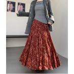 ショッピングロングスカート スカート 花柄ロングスカート