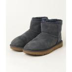 「UGG」 ムートンブーツ 24cm ネイビー レディース