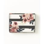 「kate spade new york」 花柄財布 - ブラック レディース