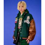 ショッピングスタジャン 「GALFY」 スタジャン X-LARGE グリーン メンズ