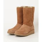 「UGG」 ムートンブーツ 23cm オレンジ レディース