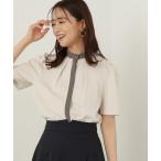「N.（N. Natural Beauty Basic）」 半袖ブラウス MEDIUM ホワイト レディース