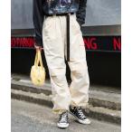 [FREAK'S STORE] брюки-карго свободный "теплый" белый женский 