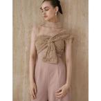 ショッピングドレス パンツドレス LADYエンブロイダリーツイストパンツドレス