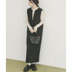 ワンピース ジャージメルトンジャンパースカート
