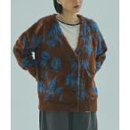 ショッピングローズ カーディガン FLOWER JACQUARD CARDIGAN レディース