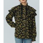 ショッピングローズ ブラウス シャツ FLOWER PRINT BLOUSE レディース