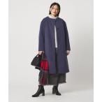 ショッピングオレンジ ノーカラーコート コート ニットモッサ ノーカラーコート 「A DAY IN THE LIFE」 レディース