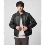 ブルゾン アウター シープレザー フライト ブルゾン「A DAY IN THE LIFE」 メンズ