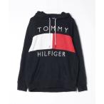 「TOMMY HILFIGER」 プルオーバーパーカー X-LARGE ネイビー メンズ