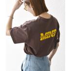 「SHIPS any」 半袖Tシャツ ONE SIZE ブラウン レディース