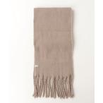 [Aunt Marie's] бахрома muffler - Brown женский 