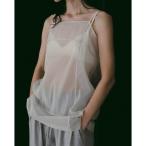 キャミソール Sheer Panel Longcamisole