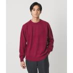 セーター ニット ウール カシミヤ ミドルゲージ クルーネック ニット メンズ