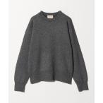 ニット セーター フォックス ウール ラメ クルーネック ニット レディース