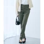 チノパン 高身長　ストレッチチノ裏フリーススキニーパンツ（選べる股下82cm・86cm） レディース