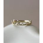 ショッピングダイヤモンド 指輪 リング ダイヤモンド クラウン リング | K10YG レディース メンズ