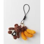 キーホルダー かぎ針編みベアチャーム