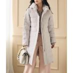 ダウンコート ダウンジャケット 撥水ストレッチライトタフタロングコート レディース