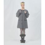 ダッフルコート コート クラシカルベルトケープコート レディース