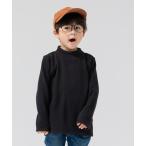 ショッピングjam tシャツ 裏シャギー 裏起毛 テレコ ハイネックTシャツ キッズ 子供服 男の子 女の子