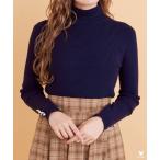 ショッピングミッキー ニット セーター ミッキー/リブニットタートルネック レディース