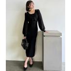 ワンピース ニットアンサンブルタイトワンピース