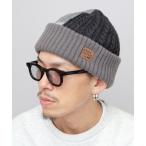 ニット帽 ニットキャップ 切替編み パネルニットワッチ ニット帽 メンズ レディース