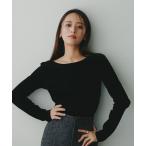 ショッピングカットソー tシャツ ベロアロングスリーブカットソー レディース