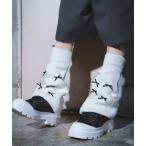 レッグウォーマー だっぼだぼ！リボンレッグウォーマー レディース メンズ