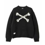 セーター ニット SCHOTT-CROSS BONE KNIT メンズ レディース