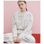 パジャマ ルームウェア リボンフリースパジャマ レディース