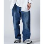 ショッピングused ジーンズ Ordinary fits/オーディナリーフィッツ TYPE LOOSE/USED テーパードシルエット バンダナ付き コットンデニムパンツ