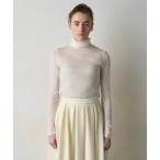 ショッピングカシミア ニット セーター canaco_:カシミア リヨセルシアータートルネックプルオーバー CASHMERE TURTLENECK PULLOVER レディ