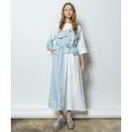 サロペット オーバーオール デニムコンビネーションワンピース レディース