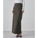 スカート メルトンスリットスカート