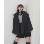 ピーコート pコート ボアテーラードコート レディース
