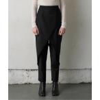 ショッピングサルエル パンツ canaco_: ウールストレッチ サルエルパンツ DRESS WRAP SAROUEL PANTS レディース