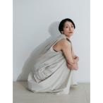 ワンピース ハイネック スリーブレス ドレス