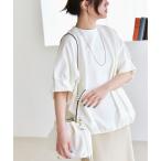 「quaranciel」 半袖カットソー ONE SIZE オフホワイト レディース